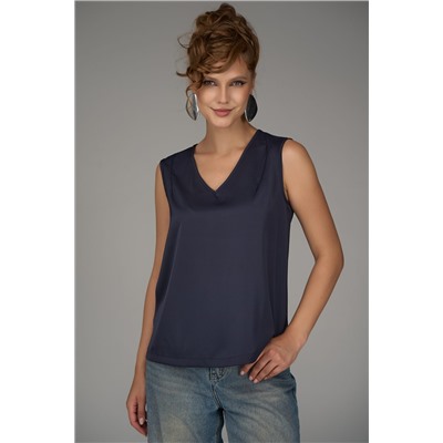 Топ Базовый – шёлк (черника)