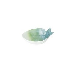 Блюдо 25*19,5*8,5см ALABASTER GREEN, стекло