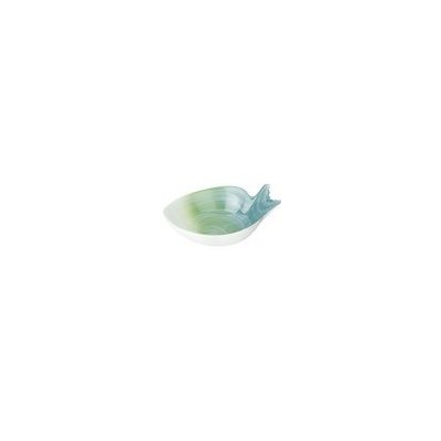 Блюдо 25*19,5*8,5см ALABASTER GREEN, стекло