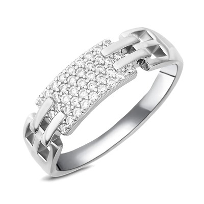 Кольцо, куб.циркон., BY-5945