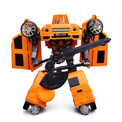 Робот трансформирующийся во внедорожник, в коробке