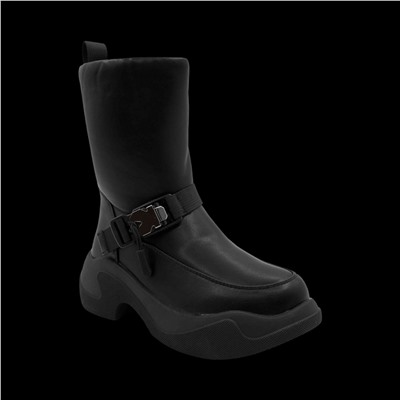 Сапоги на меху 86153-764 черные