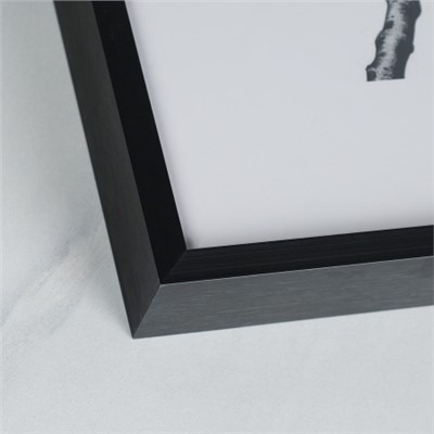 Фоторамка 30х40 алюминиевая / 205 чёрный /