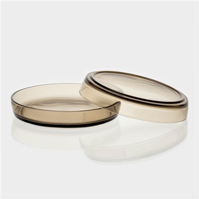 Набор тарелок «Дымка», 5 предметов: 2 тарелки d=18.3 см, 3 тарелки d=19.8 см, стекло