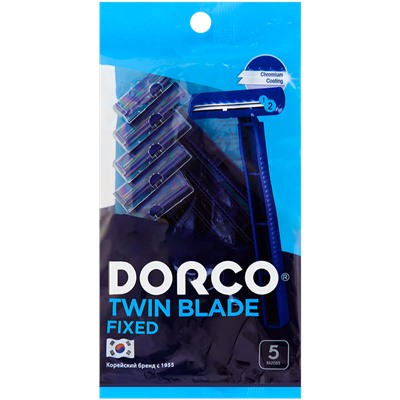 Станок для бритья одноразовый DORCO TD-708 (100 шт.) в коробке (аналог Жиллетт-2), TD 708-100P (20X5шт =100 станков)