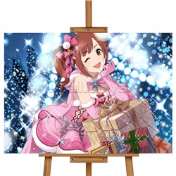 Набор для рисования "Картина по номерам 30х40 см. Аниме. Новый год"