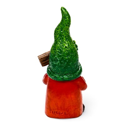 Садовая фигура из полистоуна «Гном Welcome», 10×10×27 см