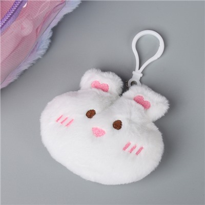 Сумка детская «Котик» с игрушкой внутри, 20 см