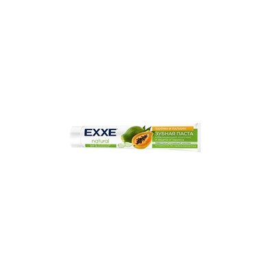 EXXE Зубная паста Natural 75мл Таурин и папаин