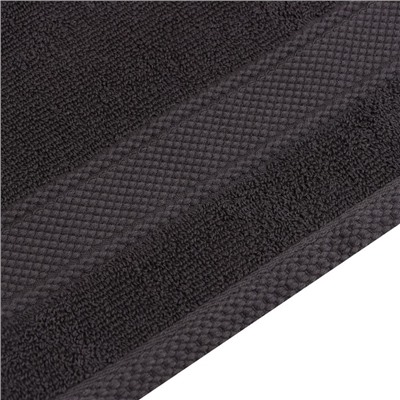 Полотенце махровое Love Life Twined, 50×90 см, цвет серый, 100% хлопок, 420 г/м²