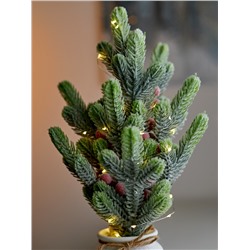 Фигура светодиодная «Морозное утро» 36 см, 20 LED, от батареек AG13×3, свечение тёплое белое