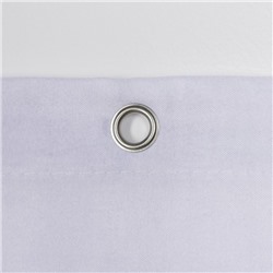 Штора для ванной Доляна «Мрамор» с люверсами, 180×180 см