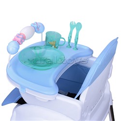 Стульчик детский голубой, в коробке