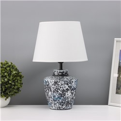 Лампа настольная «Клауд» 1×40 Вт Е27 черный/белый 25×25×38.5 см