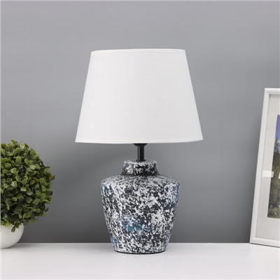 Лампа настольная «Клауд» 1×40 Вт Е27 черный/белый 25×25×38.5 см