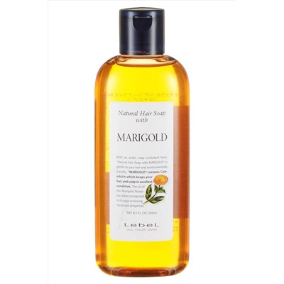 Lebel Шампунь натуральный для жирной кожи головы / Natural Hair Soap Marigold, 240 мл KRISTALLER, 1131642