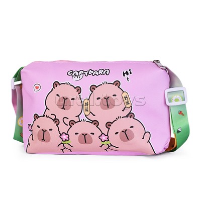 Сумочка детская "Дружные капибары" 19*14*6 см.