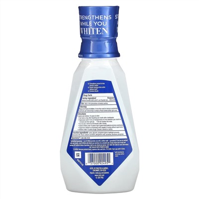 Crest, 3D White, Diamond Strong, Anticavity Fluoride Mouthwash, Alcohol Free, Clean Mint, 16 fl oz (473 ml)