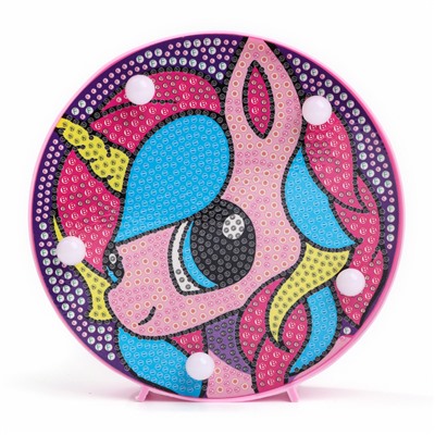 Ночник своими руками. Алмазная мозаика для детей на ночнике «Единорожка», 15×15 см, набор для творчества