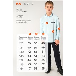 Рубашка-поло с длинным рукавом для мальчика Happyfox