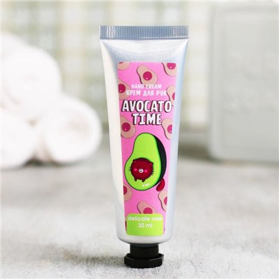 Крем для рук Avokato Time, 30 мл, аромат розы, Beauty Fox