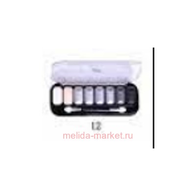 Farres cosmetic Тени для век  8 цветов тон 12 1022 (срок до 06.24)