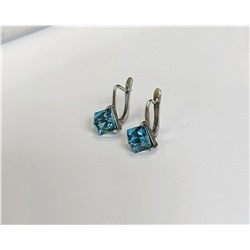 Серьги "Кубик" 6мм