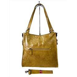 Женская сумка  из искусственной кожи, цвет желтый