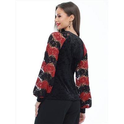 Блузка Александрин, блэк