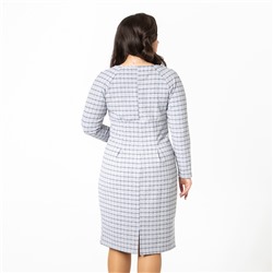 Платье, трикотаж, серый