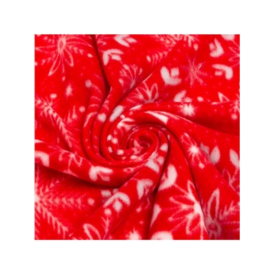 Плед флисовый новогодний «Экономь и Я. Снежинки» 150×180 см