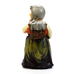 Садовая фигура из полистоуна «Бабушка с гусем», 10×10×20 см, Greengo