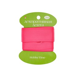 Лента декоративная АТЛАСНАЯ "ФУКСИЯ" 3 м х 25 мм 2-616/15 Альт