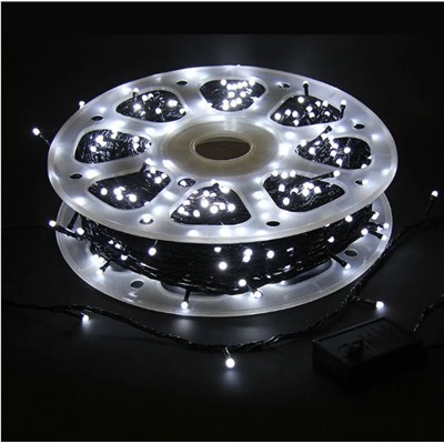 Гирлянда белого свечения 50М, 300LED, 7 РЕЖИМОВ, 220В