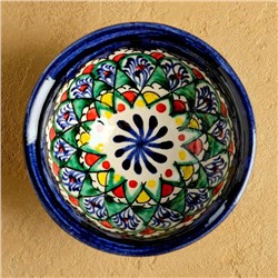 Пиала узбекская Риштанская Керамика «Узоры», 120 мл, d=9.5 см, МИКС