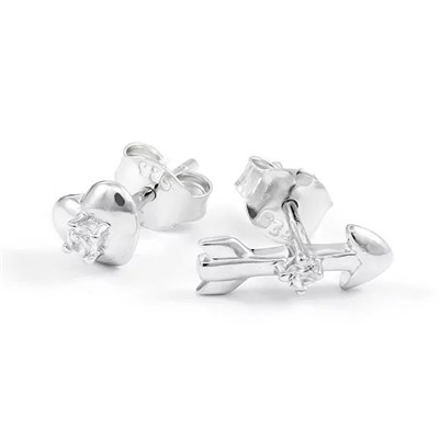 Серьги из серебра куб.циркон., МЦВ1042