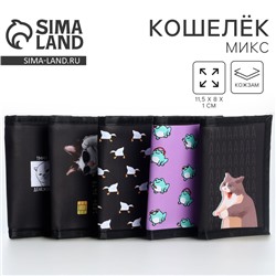 Кошелёк детский «Мемы», 24×11.5 см, МИКС