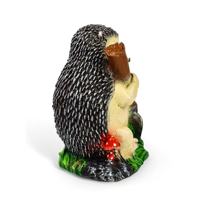Садовая фигура из полистоуна «Ёж с лопатой», 31×22×22 см
