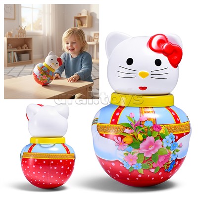 Неваляшка малая "Кошечка Алина" в п/пакете