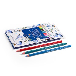 Карандаши цветные "Happycolor" 12цв. 6 видов