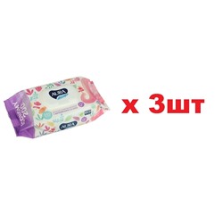 Aura Влажные салфетки 200шт Ultra comfort с клапаном 3шт