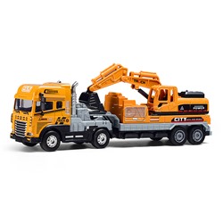 Машина "Экскаватор" 1:24 (свет,звук) в коробке