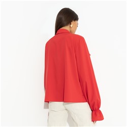 Блуза эффектная, Гипнотический стиль (красная)