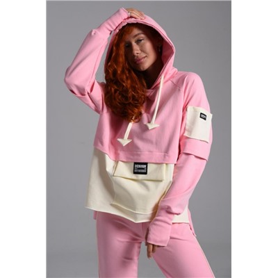 7431 толстовка женская (Розовый)