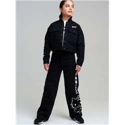 Куртка текстильная джинсовая для девочек