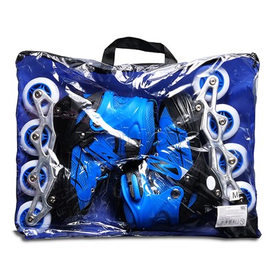 Ролики детские, размер M (цвет синий)