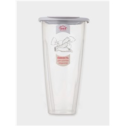 Ёмкость для хранения сыпучих продуктов IDEA, 1.5 л, пластик, МИКС