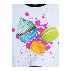 Джемпер трикотажный для девочек (футболка) PLAYTODAY, 1240329