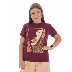 Футболка Медея (Бордо)