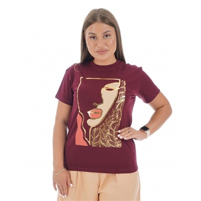 Футболка Медея (Бордо)